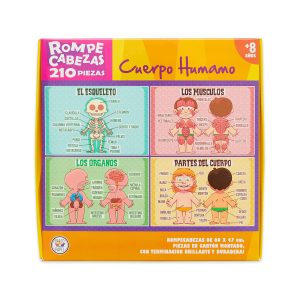 PUZZLE CUERPO HUMANO 210 PZ - BARCO DE PAPEL