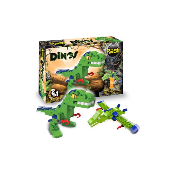 LADRILLITOS DINOS 2 EN 1 - RASTI
