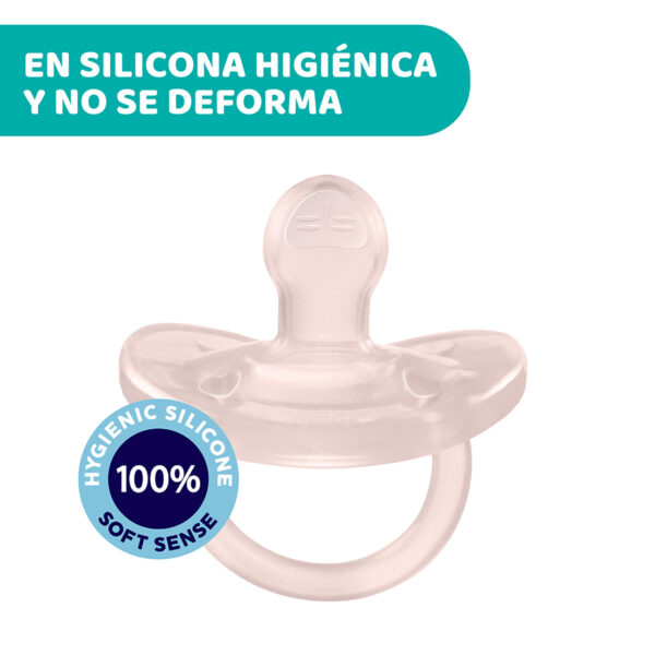 CHUPETE X1 2-6 M SILICONA PHYSIO FORMA SOFT - CHICCO - Image 3