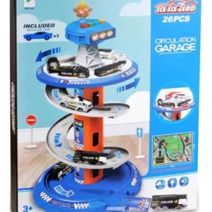 GARAGE CIRCULAR CON AUTO 26 PCS- PRIORI