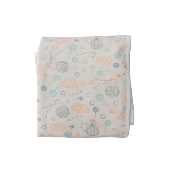 MANTA RECIBIDORA REVERSIBLE  INTERLOCK ESTAMPADA  - ANA GIAMARIA - Image 3