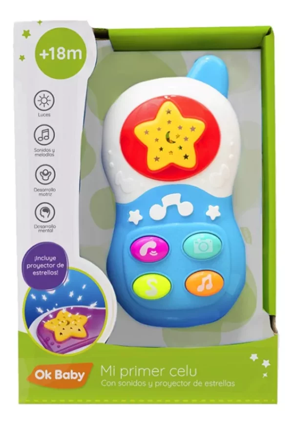 CELULAR CON LUZ Y SONIDO - OK BABY