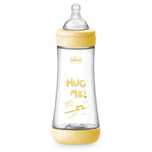 MAMADERA PERFECT 5"  300 ML 4M+ AMARILLO - CHICCO