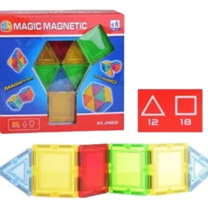 BLOQUES MAGNETICOS GRANDES 30 PIEZAS - EXPLORER FUN