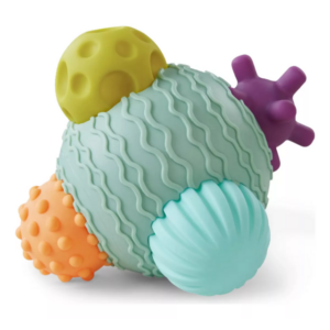 PELOTA GRANDE CON 4 PELOTITAS SENSORIALES - TIO VIVO