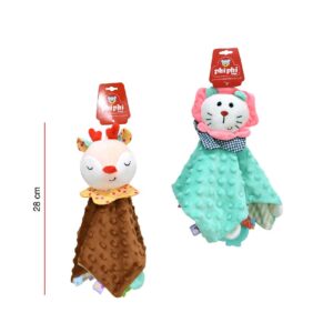 MANTA DE APEGO TEXTURADO CON CASCABEL - PHI PHI TOYS