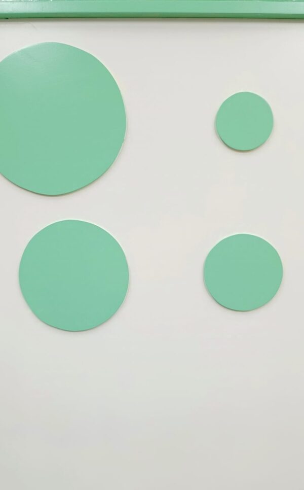 CUNA 1.20 CIRCULOS VERDE CON COLCHON - DUENDE