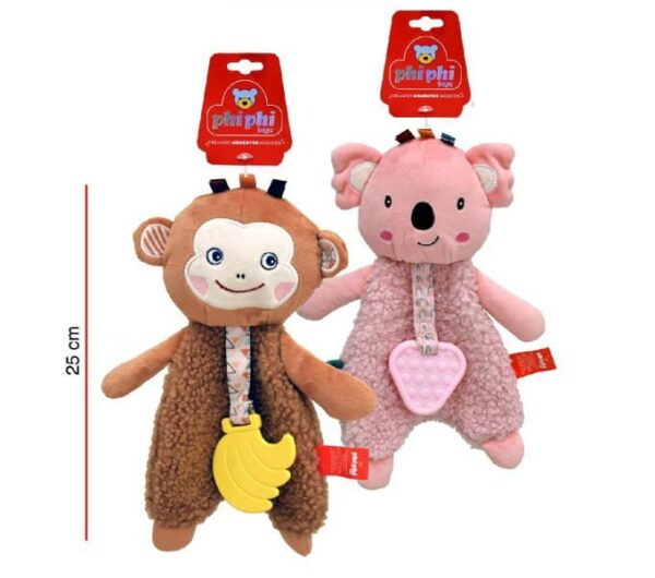 MANTA DE APEGO CON MORDILLO Y PIEL 25 CM - PHI PHI TOYS