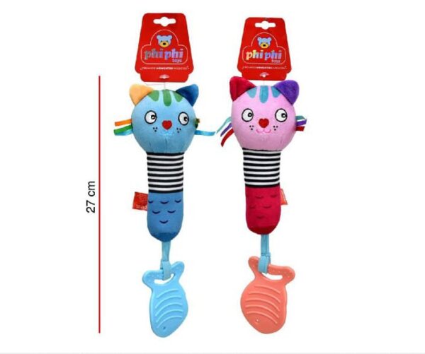 SONAJERO PALITO GATO CON CHIFLE - PHI PHI TOYS