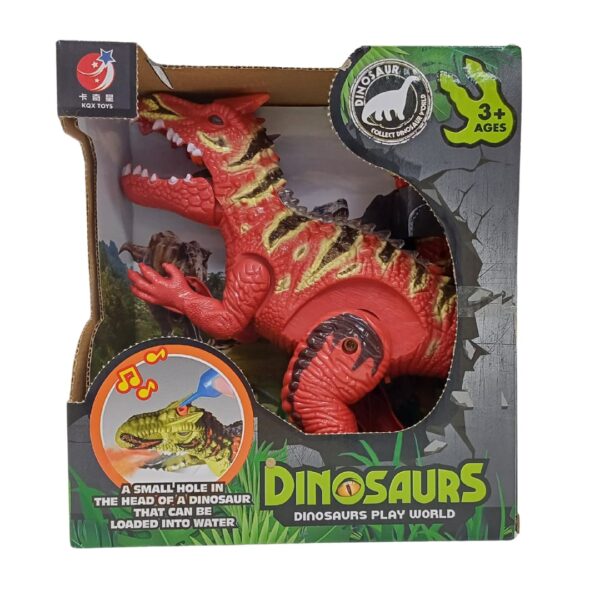 DINOSAURIO A PILA TIRA HUMO - JUGUETECH