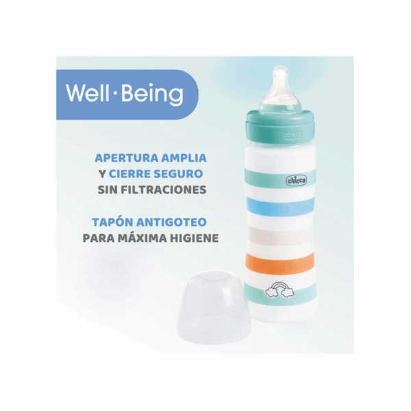 MAMADERA WELLBEING NARANJA 250 ML - CHICCO - Image 2