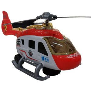 HELICOPTERO POLICIA C/LUZ  SONIDO Y PROYECTOR - TRUCCO