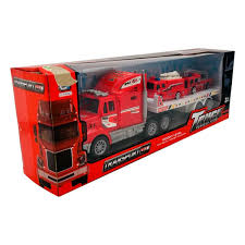 CAMION CON TRAILER Y DOS AUTOBOMBAS - GIANTOYS