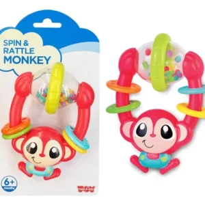 SONAJERO MONITO CON BOLILLERO - CLAVEL