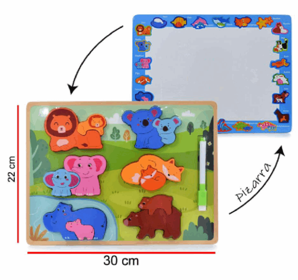 ENCASTRE DE ANIMALES CON PIZARRA- DREAMSPORT