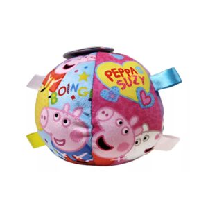 PELOTA CON SONAJERO PEPPA Y SUZY - PHI PHI TOYS