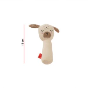SONAJERO PERRO PALITO BEIGE - PHI PHI TOYS