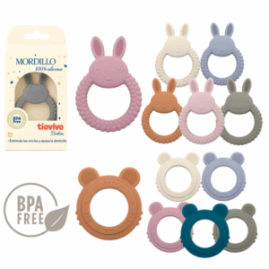 MORDILLO SILICONA ANIMALES - TIO VIVO