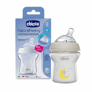 MAMADERA 150 ML VIDRIO NATURAL FEELING - CHICCO