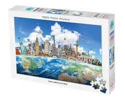 PUZZLE 1000 PZ PARTES DEL MUNDO - GIANTOYS