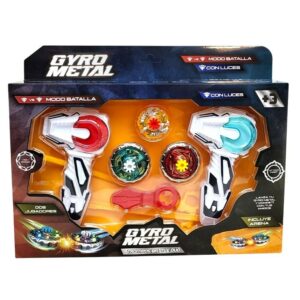 SET DE TROMPOS X2 CON LUZ GYRO METAL - ISAKITO
