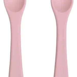 CUCHARA Y TENEDOR SILICONA LARGOS - BABIES.CO
