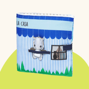 LIBRITO DE TELA SENSORIAL LA CASA - KIWI
