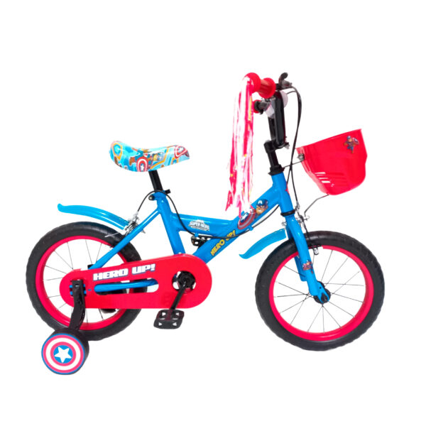 BICICLETA R.14 RUEDA DE GOMA CAPITAN AMERICA - DENCAR