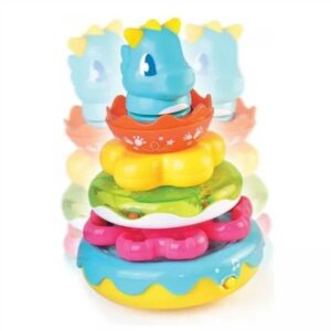 APILABLE Y ENCASTRE DINO CON AROS Y SONIDO - LITTLE LEARNER