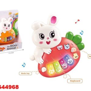 PIANITO MUSICAL CONEJO CON LUZ Y SONIDO- ROMANO