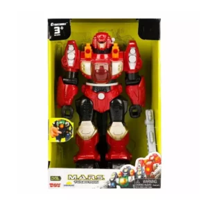ROBOT TURBOTRON LUZ SONIDO Y CAMINA MARS - CLAVEL