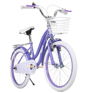 BICICLETA R.20 MARIPOSAS CON CANASTO - RAINBOW