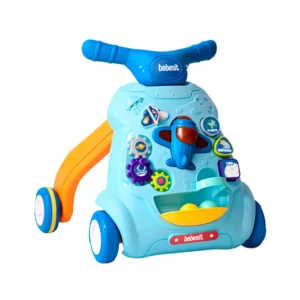 CAMINADOR MUSICAL AVION CON LUZ CELESTE - BEBESIT