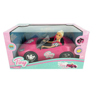 MUÑECA TINY Y SU AUTO CON PERRITO- SEBIGUS