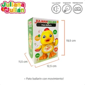 PATO BAILARIN  CON LUZ Y SONIDO - JULIANA