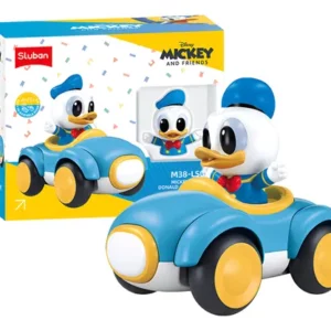 AUTO DE CARRERA ENCASTRABLE DONALD 7 PZ - ISAKITO
