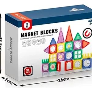 BLOQUES MAGNETICOS 34 PZ - PIXEL