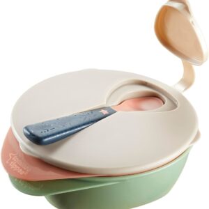 BOWL X2 CON CUCHARA Y TAPA EASY COOP - TOMMEE TIPPE