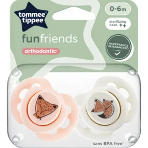 CHUPETE X2 0-6 M FUN FRIENDS - TOMMEE TIPPEE