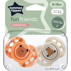 CHUPETE X2 6-18 M FUN FRIENDS - TOMMEE TIPPEE