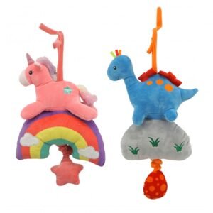 CUNERO MUSICAL DINO - UNICORNIO - WOODY TOYS