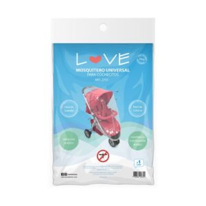 TUL MOSQUITERO UNIVERSAL PARA COCHE REFORZADO - LOVE