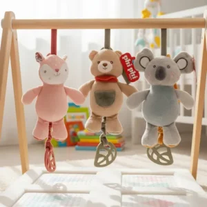 CUNERO MUSICAL ANIMALES 22 CM - PHI PHI TOYS