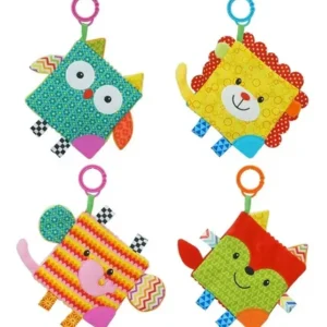 PAÑO SENSORIAL CON MORDILLO - WOODY TOYS