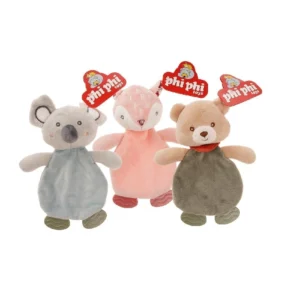 SONAJERO CON MORDILLO ANIMALES - PHI PHI TOYS