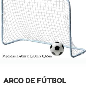 ARCO DE FUTBOL 140XX120X65 CM - JUEGUETES TRADICIONALES