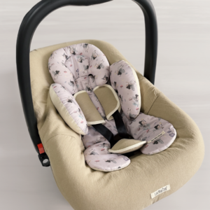 REDUCTOR COCHE O HUEVITO ESTAMPADO - LAS FLORITAS