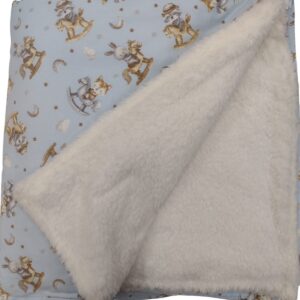 MANTA GABARDINA CON CORDERITO 110X150 - A WISH DECO